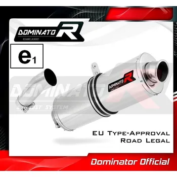 Auto-moto Homologovaný Laděný výfuk DOMINATOR BMW F700GS E8GS/4G80/4G80r 2012-2016 OVÁLNÁ KONCOVKA HOMOLOGACE