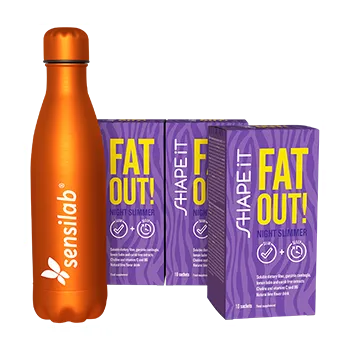 Kávovar SHAPE iT FAT OUT! NIGHT SLIMMER 3x: noční spalovač tuku + Láhev ZDARMA