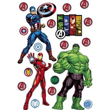 Samolepící dekorace AG Design DK 1740 Avengers 42,5 x 65 cm