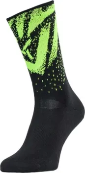 Pánské ponožky Silvini Nereto Black/Neon 39-41