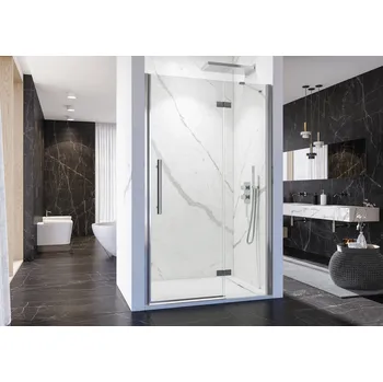 Sprchové dveře Aquatek Better B5 CHROM Sprchové dveře do niky čiré sklo 8mm, 96-100x195cm