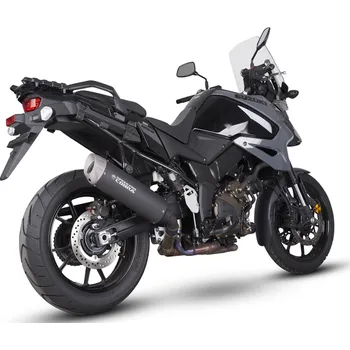 Výfuk pro motocykl Laděný výfuk COBRA GP2-RR Black Suzuki V-Strom DL 1050 XT