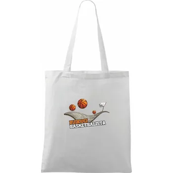 Budoucí basketbalista - Taška bavlněná - 42 x 38 cm ( Bílá )