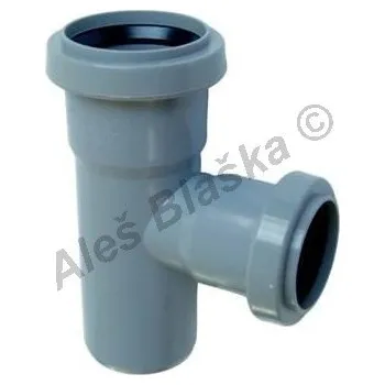 Kanalizační potrubí HTEA odbočka redukovaná 87° (HT kanalizační odpadní systém) - 75/50 HT87OR