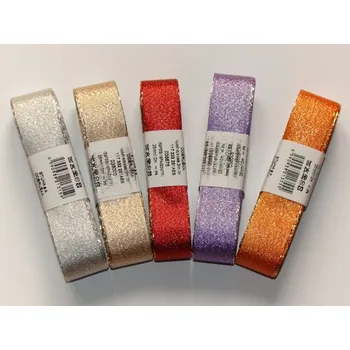 Stuha Adjustační rexorová stuha torsade 25mm zlatá