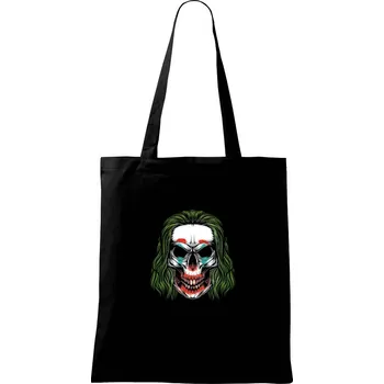 Joker lebka - Taška bavlněná - 42 x 38 cm ( Černá )