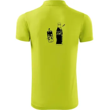 Pánská košile Smutná cukřenka - Polokošile Victory sportovní (dresovina) - XL ( Limetková )