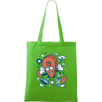 Nákupní taška Výletník - Taška bavlněná - 42 x 38 cm ( Apple Green )