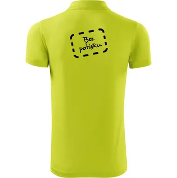 Pánská košile Potisk "bezpotisku" - Polokošile Victory sportovní (dresovina) - M ( Limetková )