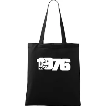 Husákovo dítě - 1976 - Taška bavlněná - 42 x 38 cm ( Černá )