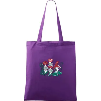 Smyslné houby (Pecka design) - Taška bavlněná - 42 x 38 cm ( Fialová )