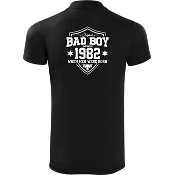 Pánská košile Bad boy since 1982 - Polokošile Victory sportovní (dresovina) - L ( Černá )