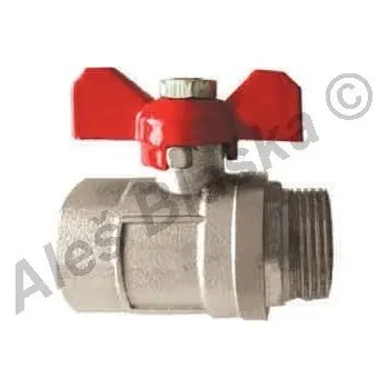 Vodovodní kohout Kulový kohout (ventil) s motýlem MF plnoprůtokový voda - 3/4" 2171 AKCE