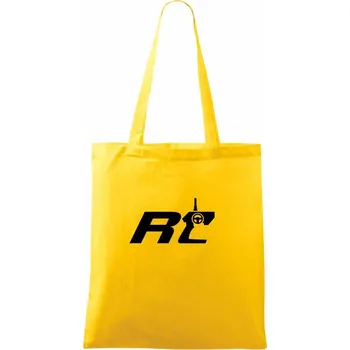 Nákupní taška RC nápis ovladač - Taška bavlněná - 42 x 38 cm ( Žlutá )