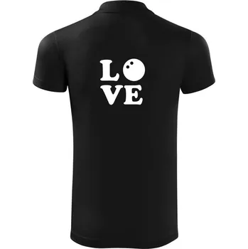 Pánská košile Squash love - Polokošile Victory sportovní (dresovina) - XL ( Černá )