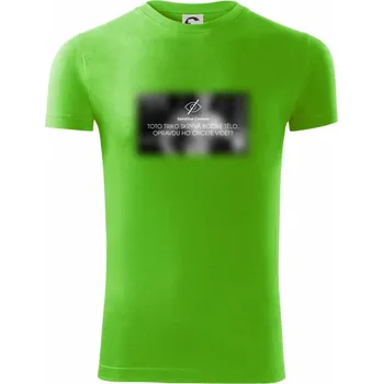 Pánské tričko Božské tělo - sensitive content - Viper FIT - Pánské zůžené tričko - L ( Apple Green )