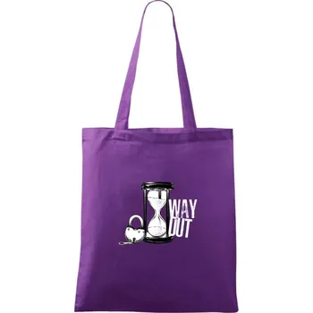 Way Out - Taška bavlněná - 42 x 38 cm ( Fialová )