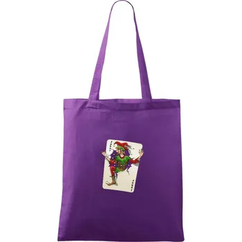 Karta Joker - Taška bavlněná - 42 x 38 cm ( Fialová )
