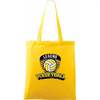 Volleyball legend - Taška bavlněná - 42 x 38 cm ( Žlutá )