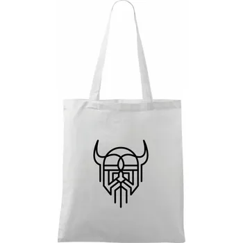 Viking logo - Taška bavlněná - 42 x 38 cm ( Bílá )