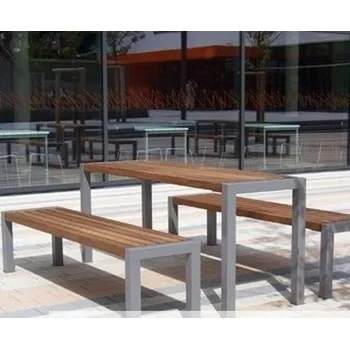 Zahradní lavice HTI Zahradní set Centrum KA-P1009 Délka latí: 1500 mm, Typ ukotvení: dlouhé (k zabetonování), Barva konstrukce: hnědá komaxit (RAL 8017)