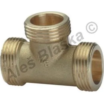 Fitinka T-kus MMM mosazný (vnější závity) - MOSAZ - 3/4" 1572