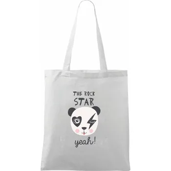 Rock star - yeah - Taška bavlněná - 42 x 38 cm ( Bílá )