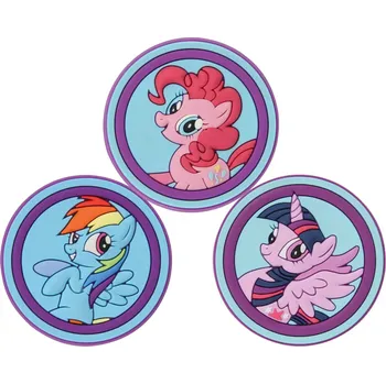 Dívčí pantofle Crocs My Little Pony SS17 3-pack