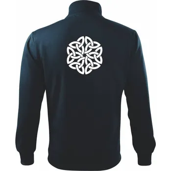 Pánská mikina Keltský ornament - Mikina bez kapuce Adventure - 2XL ( Námořní modrá (velmi tmavá - téměř černá) )