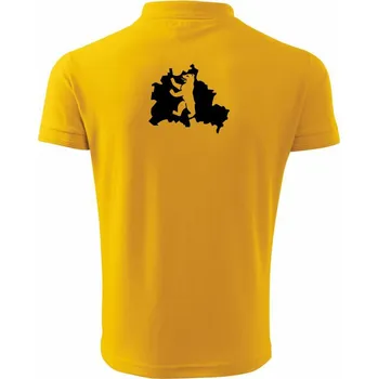 Pánská košile Berlín Erb - Polokošile pánská Pique Polo 203 - 3XL ( Žlutá )