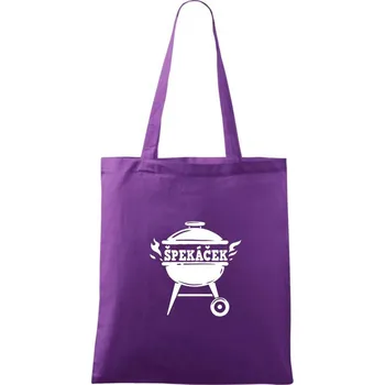 Špekáček - Taška bavlněná - 42 x 38 cm ( Fialová )