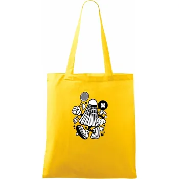 Badmintoňák - Taška bavlněná - 42 x 38 cm ( Žlutá )