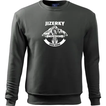 Jizerky křížem krážem - Mikina Essential dětská - 158 cm/12 let ( Tmavá břidlice (šedá se zeleným nádechem) )