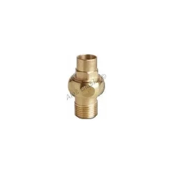 Páječka FRABO - Itálie | CU 4341 G Bronzová spojka pájecí těsnící kónicky A x AG (pro k pájení, letovací - měď) - 22x1" CU.4341G