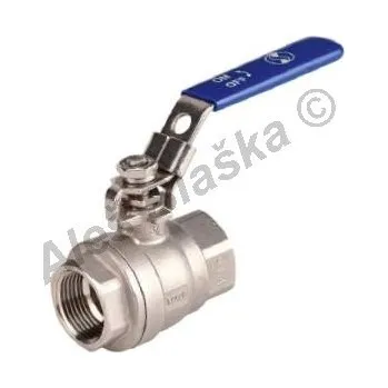 Ventil SFERACO - Francie | Kulový kohout (ventil) nerezový FF páka plnoprůtokový NEREZ - INOX - 3/8" N7151