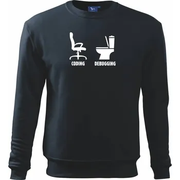 Chlapecké tričko Coding debugging - Mikina Essential dětská - 158 cm/12 let ( Námořní modrá (téměř černá) )
