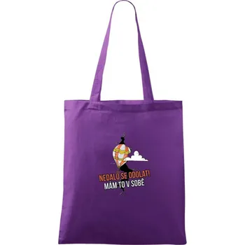 Nedalo se odolat, mám to v sobě balón - Taška bavlněná - 42 x 38 cm ( Fialová )