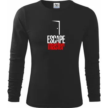 Chlapecké tričko Escape master - Triko dětské Long Sleeve - 122 cm/6 let ( Černá )