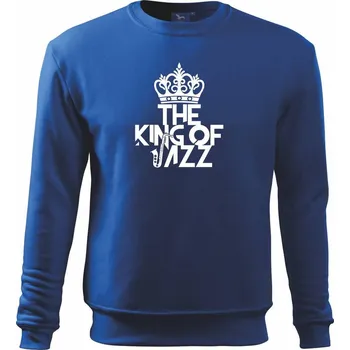 Chlapecké tričko King of Jazz - Mikina Essential dětská - 146 cm/10 let ( Královská modrá )