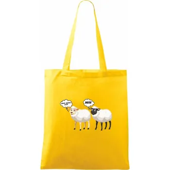 Enyky benyky kliky bééé - Taška bavlněná - 42 x 38 cm ( Žlutá )