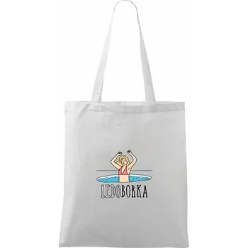 Ledoborka - Taška bavlněná - 42 x 38 cm ( Bílá )