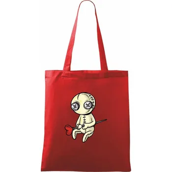 Nákupní taška Voodoo láska - Taška bavlněná - 42 x 38 cm ( Červená )