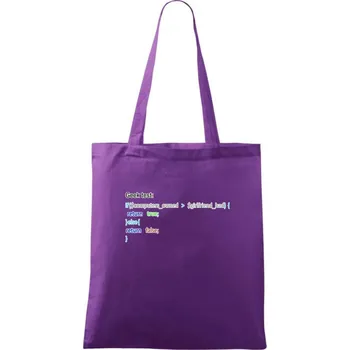 Geek Test - Taška bavlněná - 42 x 38 cm ( Fialová )