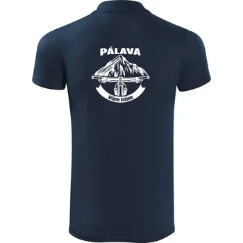 Pánská košile Pálava křížem krážem - Polokošile Victory sportovní (dresovina) - 3XL ( Námořní modrá (velmi tmavá - téměř černá) )