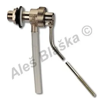 Ventil Plovákový ventil boční k WC celokovový (napouštění k záchodu) - 1/2" 712A