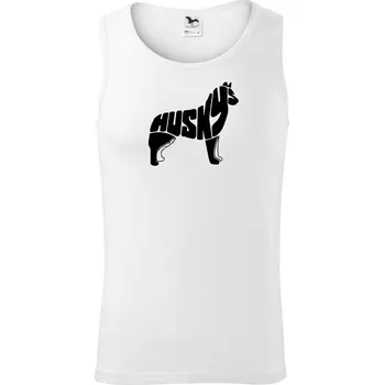 Pánské termoprádlo Husky - text v těle - Tílko pánské Core - 2XL ( Bílá )