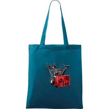 Sněhová fréza - Taška bavlněná - 42 x 38 cm ( Petrolejová )