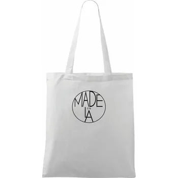 Made in LA - Taška bavlněná - 42 x 38 cm ( Bílá )