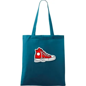 Neposedná teniska - Taška bavlněná - 42 x 38 cm ( Petrolejová )