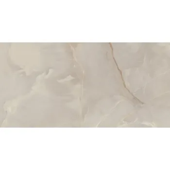 Dlažba Invisible white rekt. poler - dlaždice rektifikovaná 59,8x119,8 béžová lesk 161528